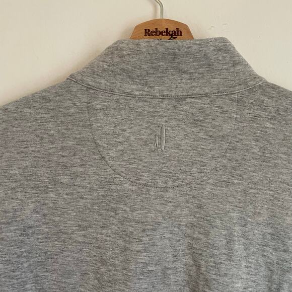 Johnnie-O Purdue Sully 1/4 Zip Gray Sweatshirt Men's SZ XL Gold Boilermakers EUC - Picture 9 of 10